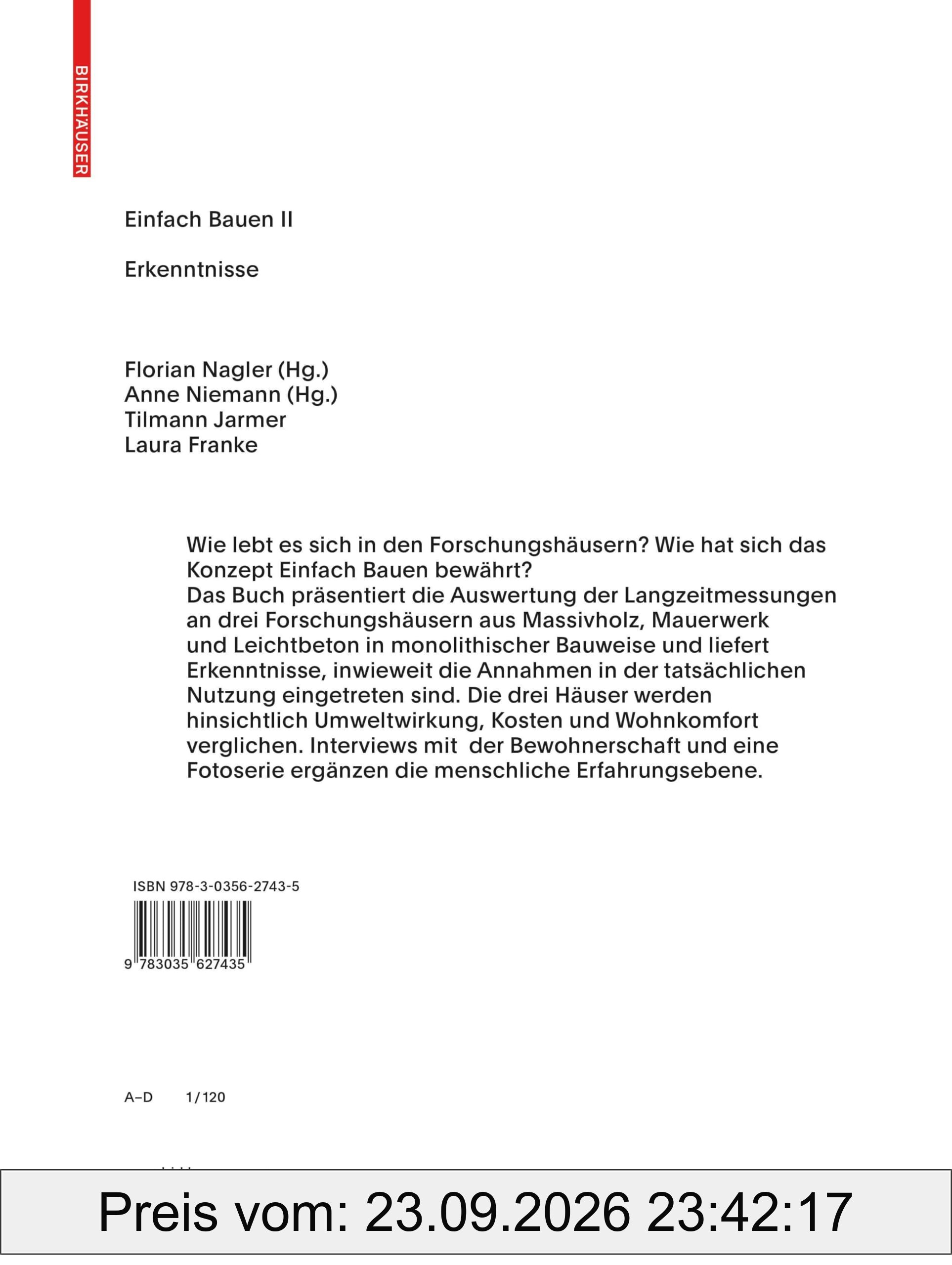 Einfach Bauen II: Erkenntnisse