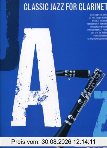Classic Jazz For Clarinet (Album): Noten für Klarinette (Sopran solo)
