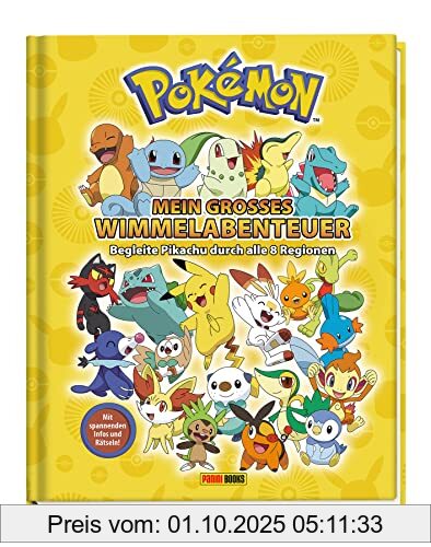 Pokémon: Mein großes Wimmelabenteuer: Begleite Pikachu durch alle 8 Regionen