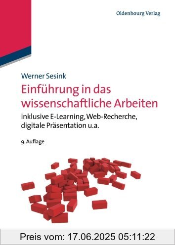 Binding : Taschenbuch, Edition : aktualisierte Auflage, Label : De Gruyter Oldenbourg, Publisher : De Gruyter Oldenbourg, medium : Taschenbuch, numberOfPages : 374, publicationDate : 2012-09-05, releaseDate : 2012-09-05, authors : Werner Sesink, languages : german, ISBN : 3486713302