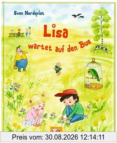 Lisa wartet auf den Bus