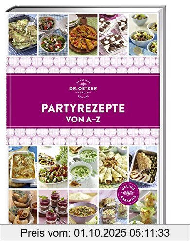 Partyrezepte von A - Z (A-Z Reihe)