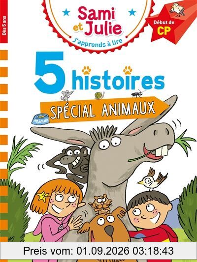 5 histoires spécial animaux : début de CP