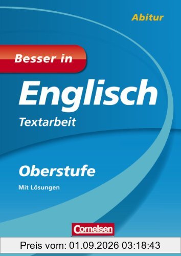 Besser in Englisch - Textarbeit Oberstufe