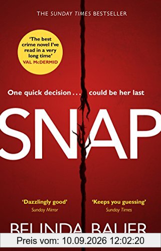 Snap: ‘The best crime novel I’ve read in a very long time’ Val McDermid