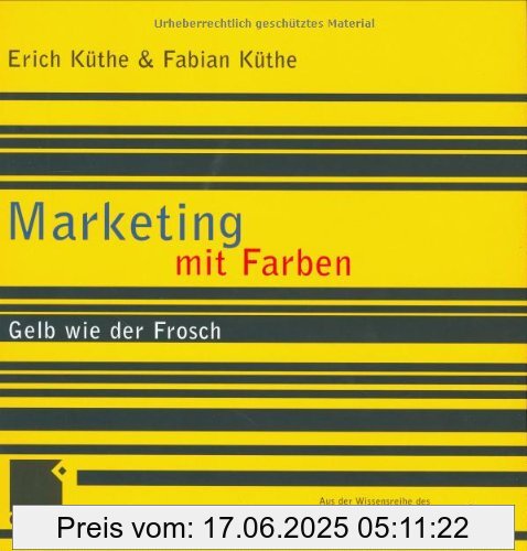 Binding : Gebundene Ausgabe, Edition : 2003, Label : Gabler Verlag, Publisher : Gabler Verlag, medium : Gebundene Ausgabe, numberOfPages : 288, publicationDate : 2003-08-28, authors : Erich Küthe, Fabian Küthe, languages : german, ISBN : 340912280X