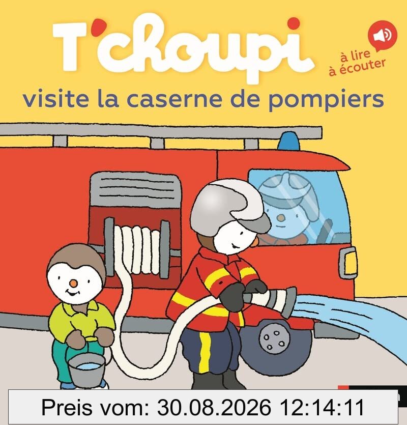T'choupi visite la caserne de pompiers