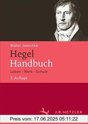 Binding : Taschenbuch, Edition : 3, Label : J.B. Metzler, Publisher : J.B. Metzler, medium : Taschenbuch, numberOfPages : 546, publicationDate : 2016-03-14, authors : Walter Jaeschke, languages : german, ISBN : 3476026108