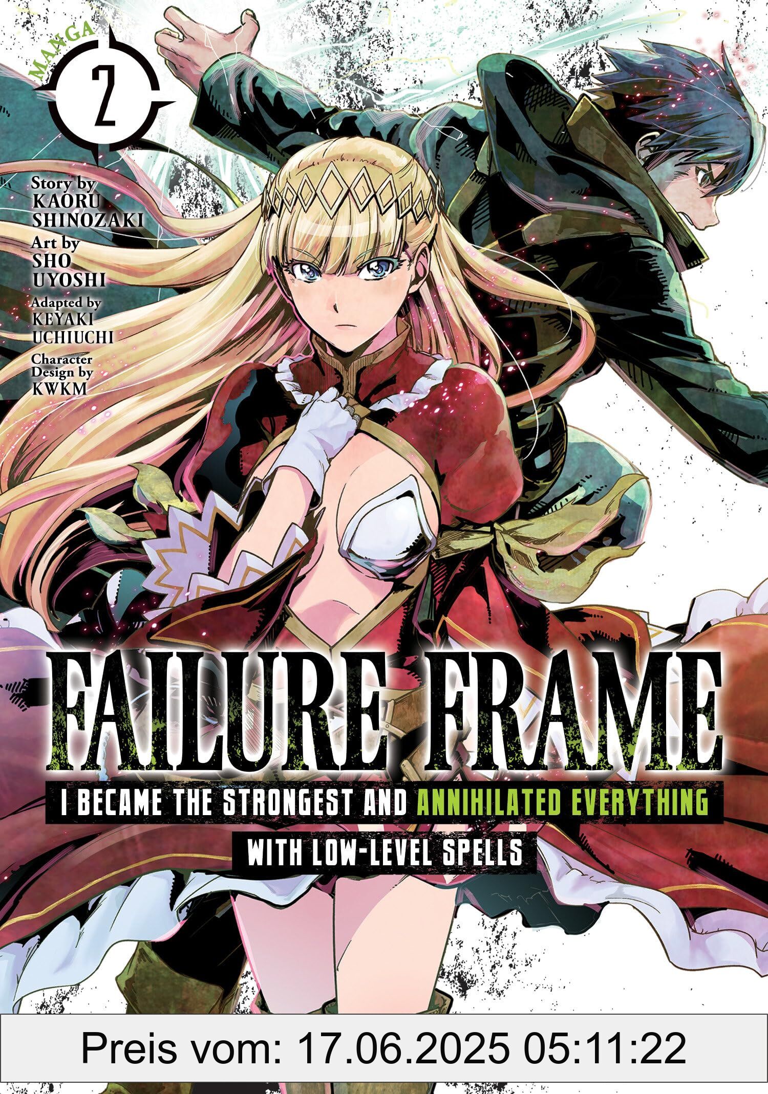 Brand : Seven Seas, Binding : paperback, Edition : 1, Label : Failure Frame : I Became the Strongest and Annihilated Everything With Low-Level Spells (Manga) Vol. 2, PackageQuantity : 1, medium : paperback, numberOfPages : 180, publicationDate : 2021-08-10, releaseDate : 2021-08-10, languages : english, ISBN : 1648273017