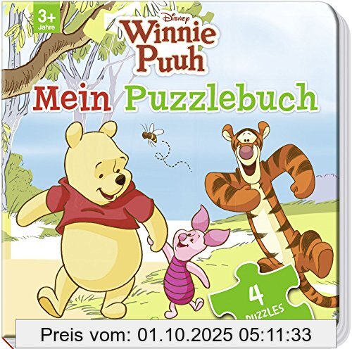 Disney Winnie Puuh: Mein Puzzlebuch: Mit 4 Puzzles zu je 12 Teilen