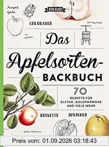 Das Apfelsorten-Backbuch - Rezepte für Elstar, Goldparmäne und viele mehr