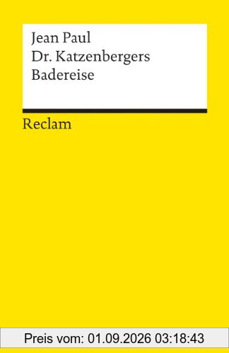 Dr. Katzenbergers Badereise