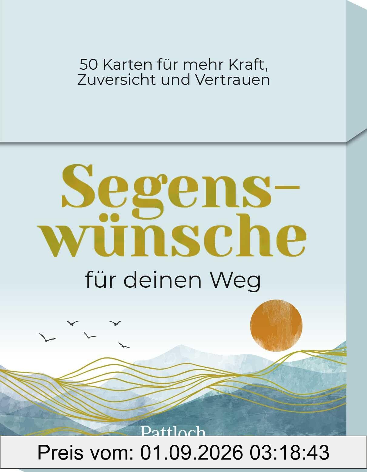 Affirmationskarten: Segenswünsche für deinen Weg: 50 Karten für mehr Kraft, Zuversicht und Vertrauen | Segenswünsche und Affirmationen, die Kraft im Alltag schenken