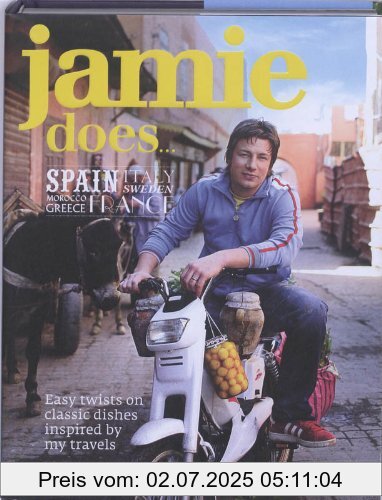 Die Buchhandlung in Oelde hat das Buch Jamie Does: Spain - Italy - Sweden - Marocco - Greece - France