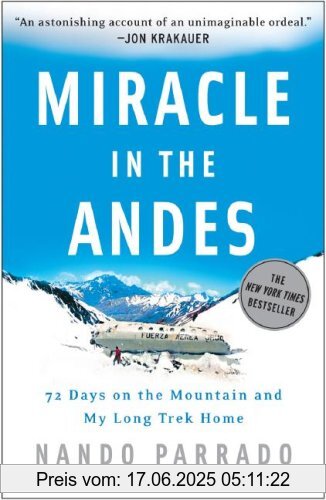 Binding : Taschenbuch, Edition : Reprint, Label : Broadway Books, Publisher : Broadway Books, NumberOfItems : 1, medium : Taschenbuch, numberOfPages : 304, publicationDate : 2007-05-15, releaseDate : 2007-05-15, authors : Nando Parrado, Vince Rause, languages : english, ISBN : 140009769X
