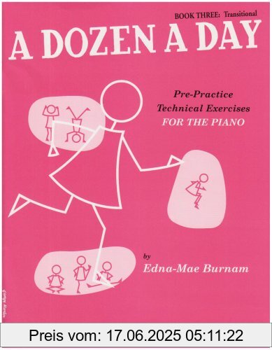 Brand : Willis Music, Binding : Taschenbuch, Edition : Dozen a day, Label : Willis Music, Publisher : Willis Music, NumberOfItems : 1, PackageQuantity : 1, Feature : Technische Aufwärmübungen für das Klavier.Dieses Buch hilft dabei, stärke Hände und flexible Finger zu entwickeln., medium : Taschenbuch, numberOfPages : 34, publicationDate : 2011-01-01, authors : Various, languages : english, ISBN : 0711960984