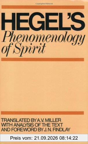 Phenomenology of Spirit (Galaxy Books)
