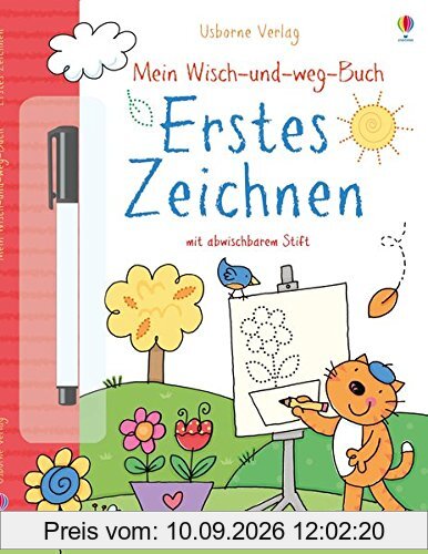 Mein Wisch-und-weg-Buch: Erstes Zeichnen: mit abwischbarem Stift