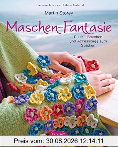 Maschen-Fantasie: Pullis, Jäckchen und Accessoires zum Stricken. Gestricktes mit Blumen