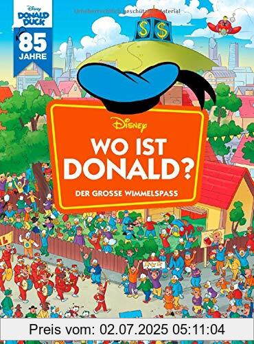 Die Buchhandlung in Oelde hat das Buch Disney: Wo ist Donald? – Wimmelbuch mit Donald Duck: Der große Wimmelspaß (Wimmelbuch)