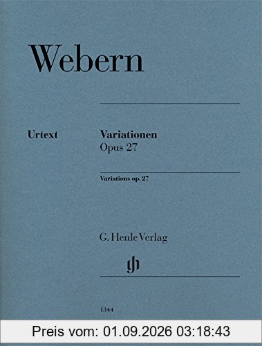 Variationen op. 27; Klavier