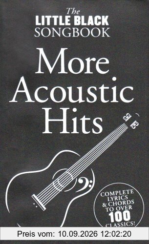 The Little Black Songbook More Acoustic Hits Gtr
