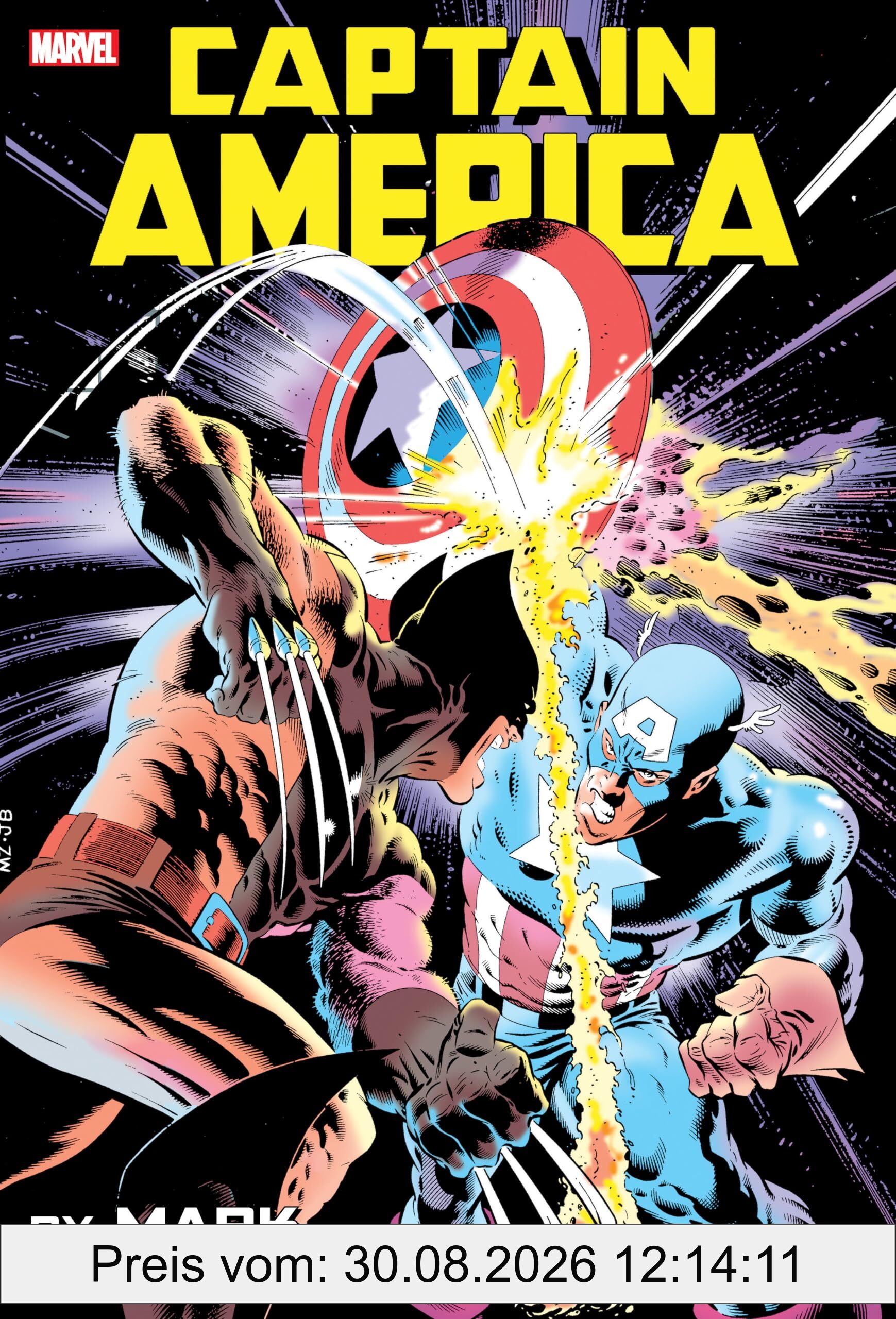 CAPTAIN AMERICA BY MARK GRUENWALD OMNIBUS VOL. 1 ZECK CAPTAIN AMERICA VS. WOLVER INE COVER (Captain America Omnibus, 1)