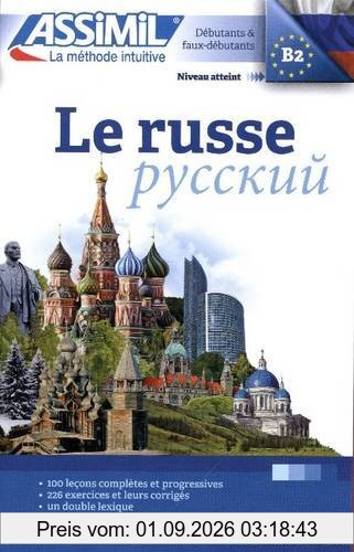 Le russe : débutants & faux débutants : niveau atteint B2