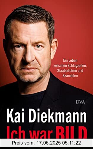 Binding : Gebundene Ausgabe, Label : Deutsche Verlags-Anstalt, Publisher : Deutsche Verlags-Anstalt, medium : Gebundene Ausgabe, numberOfPages : 544, publicationDate : 2023-05-11, releaseDate : 2023-05-11, authors : Kai Diekmann, ISBN : 342107013X