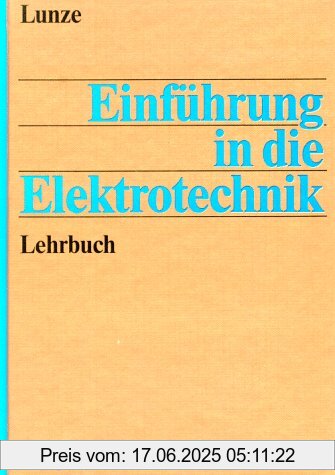 Binding : Gebundene Ausgabe, Edition : 13, Label : Verlag Technik, Publisher : Verlag Technik, medium : Gebundene Ausgabe, numberOfPages : 320, publicationDate : 1991-01-01, authors : Klaus Lunze, languages : german, ISBN : 3341009809