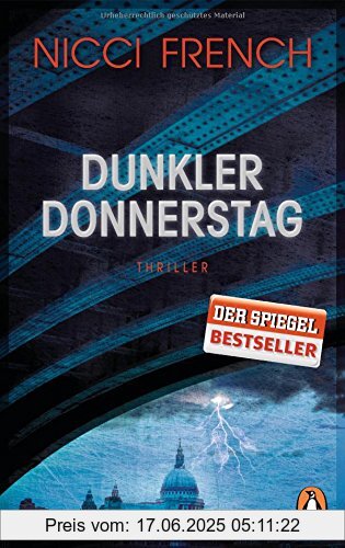 Binding : Taschenbuch, Label : Penguin Verlag, Publisher : Penguin Verlag, medium : Taschenbuch, numberOfPages : 464, publicationDate : 2016-08-08, authors : Nicci French, translators : Birgit Moosmüller, languages : german, ISBN : 3328100105