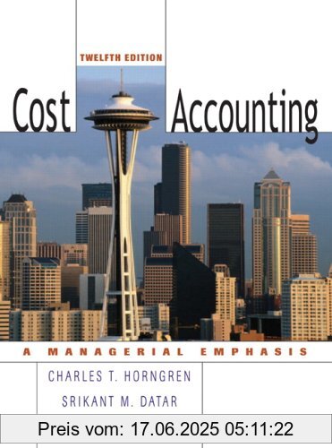 Binding : Gebundene Ausgabe, Edition : 12, Label : Prentice Hall International, Publisher : Prentice Hall International, NumberOfItems : 1, PackageQuantity : 1, medium : Gebundene Ausgabe, numberOfPages : 868, publicationDate : 2005-05-05, authors : Horngren, Charles T., Datar, Srikant M., George Foster, languages : english, ISBN : 0131495380