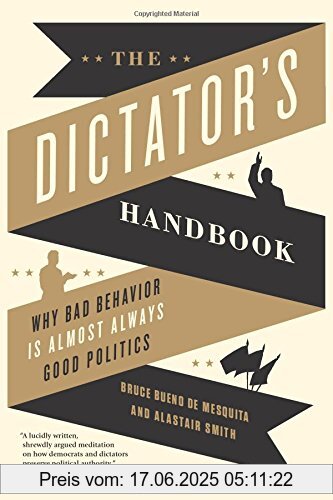Binding : Taschenbuch, Edition : Reprint, Label : PublicAffairs, Publisher : PublicAffairs, NumberOfItems : 1, PackageQuantity : 1, medium : Taschenbuch, numberOfPages : 352, publicationDate : 2012-07-31, authors : Bruce Bueno de Mesquita, Alastair Smith, languages : english, ISBN : 1610391845