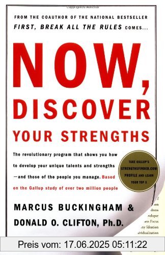 Binding : Gebundene Ausgabe, Label : Free Press, Publisher : Free Press, NumberOfItems : 2, PackageQuantity : 1, medium : Gebundene Ausgabe, numberOfPages : 272, publicationDate : 2001-01-29, authors : Marcus Buckingham, Clifton, Donald O., languages : english, ISBN : 0743201140