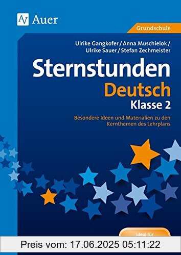 Binding : Broschiert, Edition : 1, Label : Auer Verlag in der AAP Lehrerfachverlage GmbH, Publisher : Auer Verlag in der AAP Lehrerfachverlage GmbH, medium : Broschiert, numberOfPages : 88, publicationDate : 2016-05-24, authors : Gangkofer, Muschielok, Sauer, Zechmeister, languages : german, ISBN : 3403071812