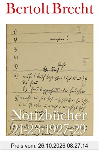 Notizbücher 21-23: Band 6: 1927-29