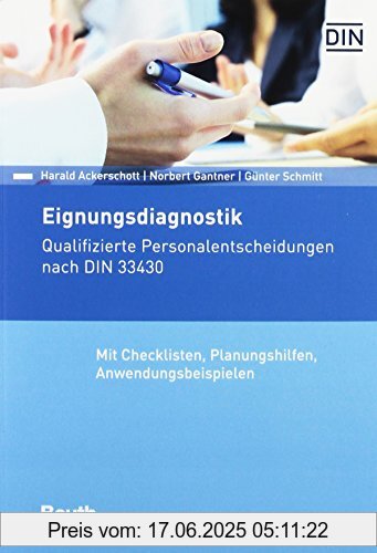 Binding : Taschenbuch, Edition : 1, Label : Beuth, Publisher : Beuth, medium : Taschenbuch, numberOfPages : 190, publicationDate : 2016-08-25, authors : Harald Ackerschott, Gantner, Norbert S., Günter Schmitt, publishers : DIN e.V., languages : german, ISBN : 3410262083