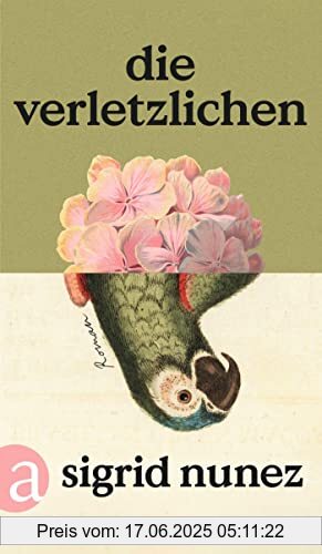 Binding : Gebundene Ausgabe, Edition : 1., Label : Aufbau, Publisher : Aufbau, medium : Gebundene Ausgabe, numberOfPages : 224, publicationDate : 2024-01-15, authors : Sigrid Nunez, translators : Anette Grube, ISBN : 3351041985