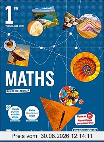Maths 1re : programme 2019 : manuel collaboratif