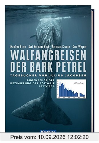 Walfangreisen der Bark Petrel: Tagebücher von Julius Jacobsen - Augenzeuge der Dezimierung der Pottwale 1877-1884