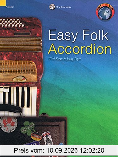 Easy Folk Accordion: 29 Traditional Pieces. Akkordeon. Ausgabe mit CD. (Schott World Music)