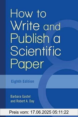 Binding : Taschenbuch, Edition : Revised, Label : Greenwood Pub Group Inc, Publisher : Greenwood Pub Group Inc, NumberOfItems : 1, PackageQuantity : 1, medium : Taschenbuch, numberOfPages : 326, publicationDate : 2016-03-28, authors : Barbara Gastel, Day, Robert A., ISBN : 1440842809