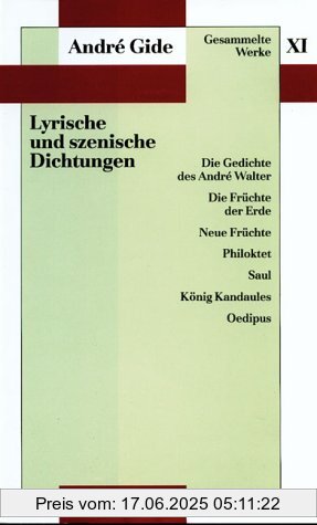 Binding : Gebundene Ausgabe, Label : Deutsche Verlags-Anstalt DVA, Publisher : Deutsche Verlags-Anstalt DVA, medium : Gebundene Ausgabe, numberOfPages : 496, publicationDate : 1999-04-01, authors : André Gide, translators : Curtius, Ernst Robert, Hans Hinterhauser, R. Höne, publishers : Raimund Theis, languages : german, ISBN : 3421064717