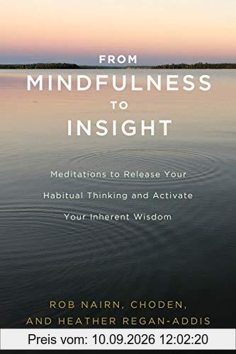 From Mindfulness to Insight: Meditations to Release Your Habitual Thinking and Activate Your Inherent Wisdom