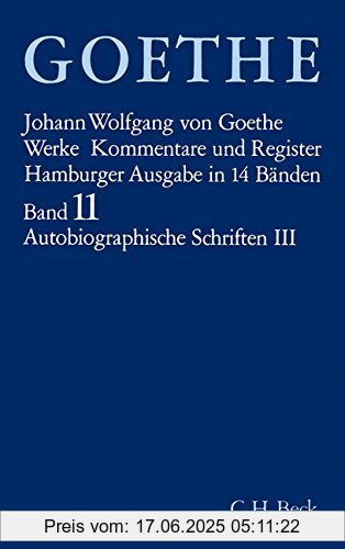 Binding : Gebundene Ausgabe, Edition : 15, Label : C.H.Beck, Publisher : C.H.Beck, NumberOfItems : 1, medium : Gebundene Ausgabe, numberOfPages : 750, publicationDate : 2002-01-28, releaseDate : 2002-01-28, authors : Goethe, Johann Wolfgang von, ISBN : 3406084915