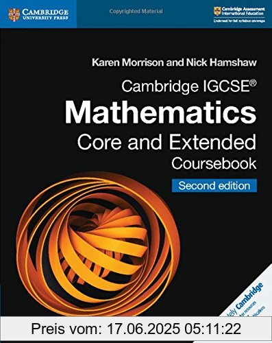 Binding : Taschenbuch, Edition : 2, Label : Cambridge University Press, Publisher : Cambridge University Press, medium : Taschenbuch, numberOfPages : 708, publicationDate : 2018-03-15, authors : Karen Morrison, Nick Hamshaw, ISBN : 1108437184