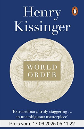 Binding : Taschenbuch, Label : Penguin, Publisher : Penguin, NumberOfItems : 1, PackageQuantity : 43, medium : Taschenbuch, numberOfPages : 432, publicationDate : 2015-09-03, authors : Henry Kissinger, languages : english, ISBN : 0141979003