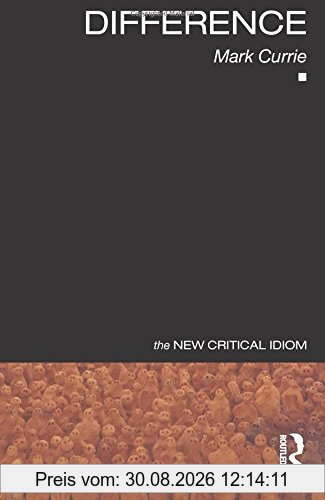 Difference (The New Critical Idiom)