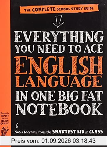 Everything You Need to Ace English Language in One Big Fat Notebook: The Complete School Study Guide (Big Fat Notebooks)