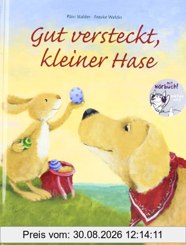 Gut versteckt, kleiner Hase